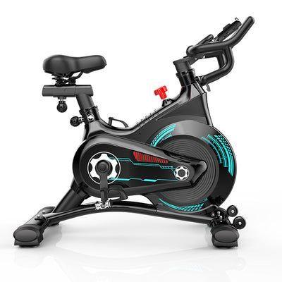 Bicicleta Estática Ludus Fitness Pro Disco Inercia 10 kg - Azul-2
