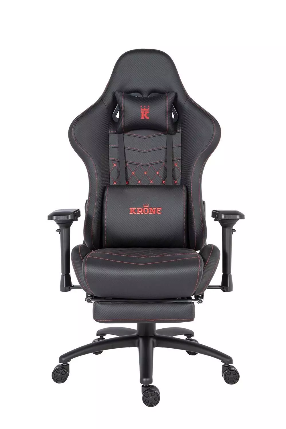 Silla Gamer Oficina Krone XL PRO Reclinable + Masaje + Apoyapiés-0