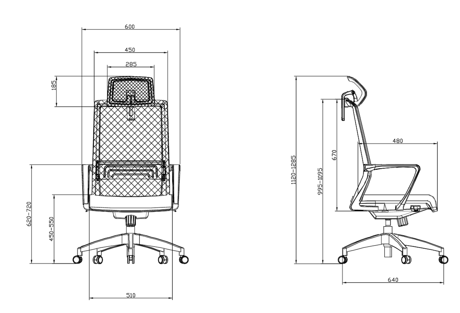 Silla Escritorio Oficina Krone Ergonomica Eros-1