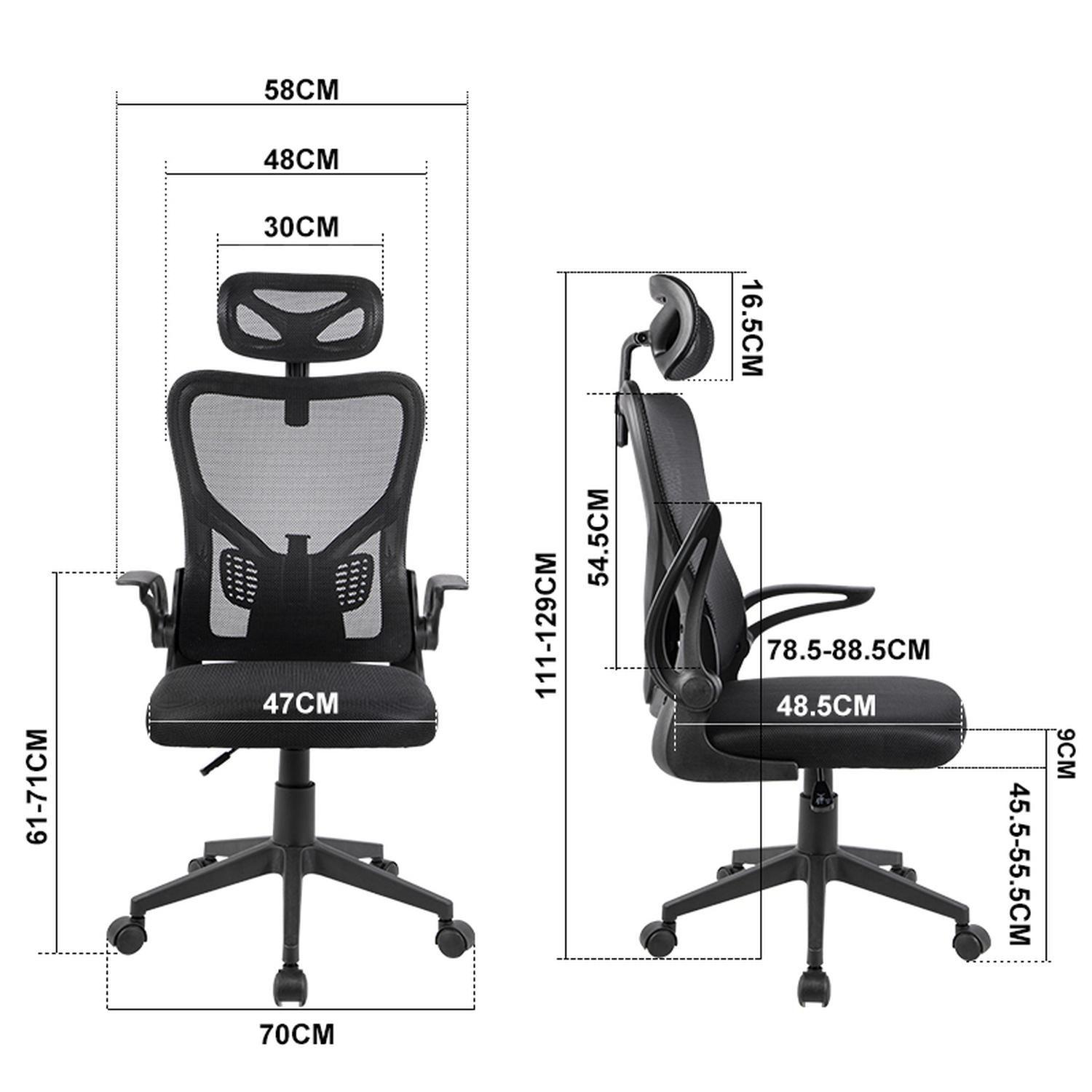 Silla de Oficina Escritorio Krone Atlas Negra-9