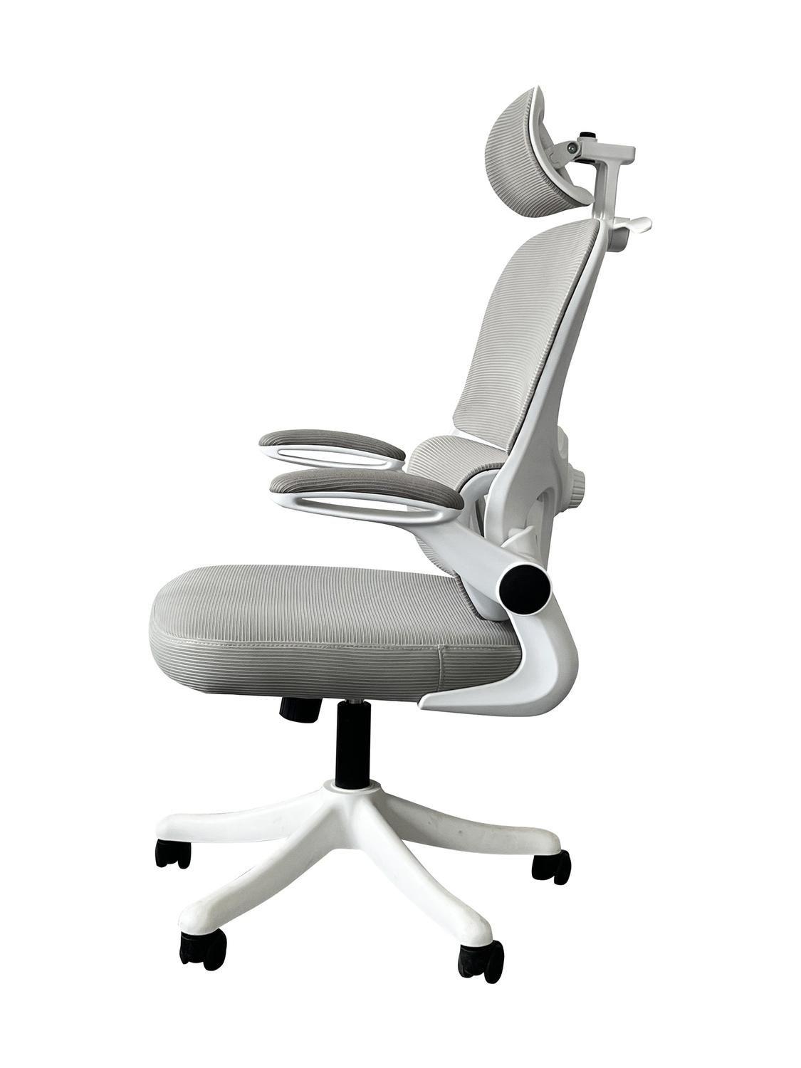 Silla Oficina Krone Irish Mesh Blanca-4