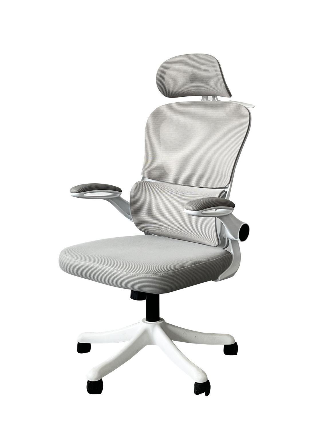 Silla Oficina Krone Irish Mesh Blanca-5