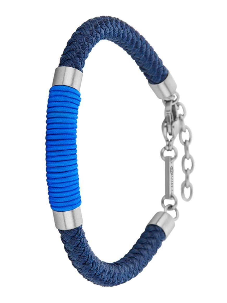 Pulsera Hombre Hilo Trenzado Azul Marea Jewels-0