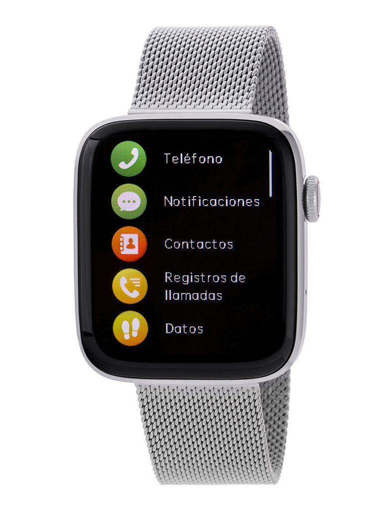Smartwatch Plateado Bluetooth Talk Marea Watches-0