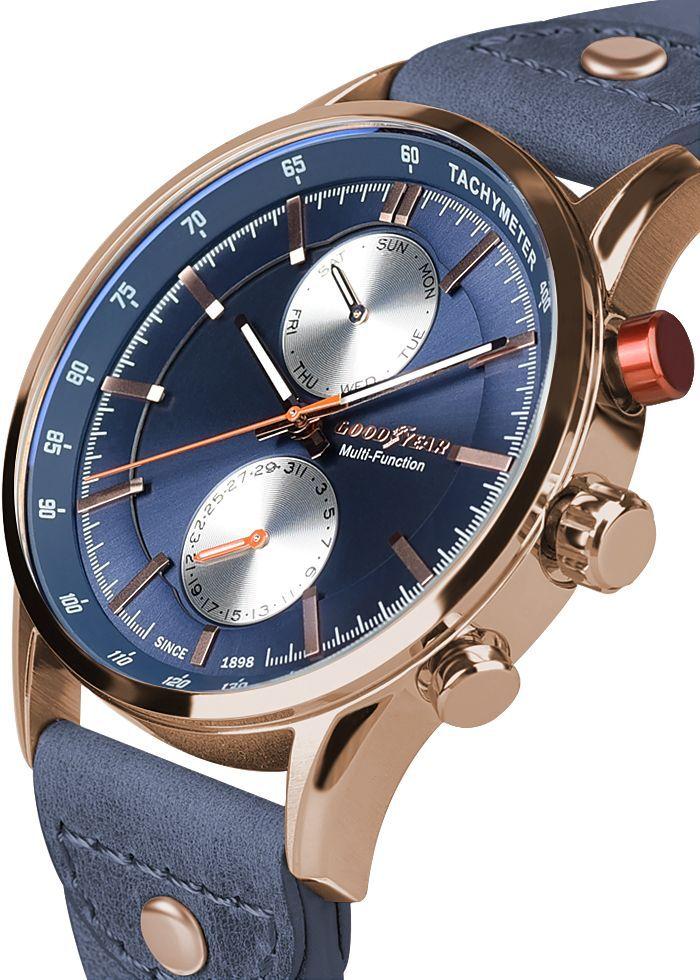 Reloj Multifunción Hombre Rose Blue Goodyear Watches-1