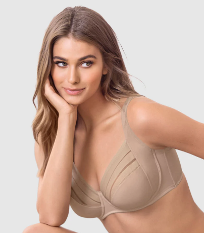 Sostén de buen cubrimiento ideal para busto pesado Natural Support (TALLA 38)-3