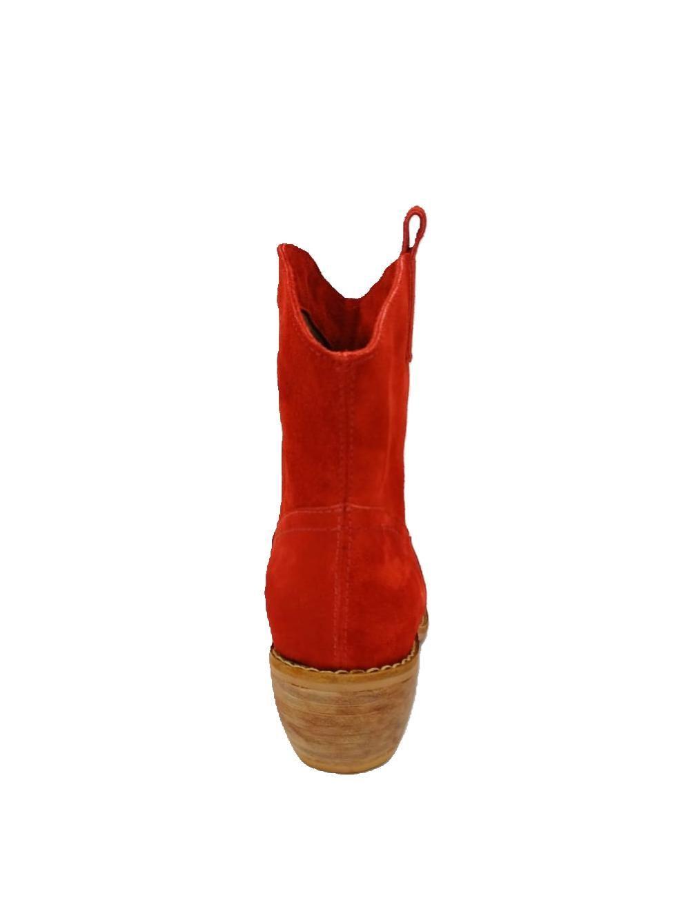 Botin Trini Rojo Pao Pecados-5