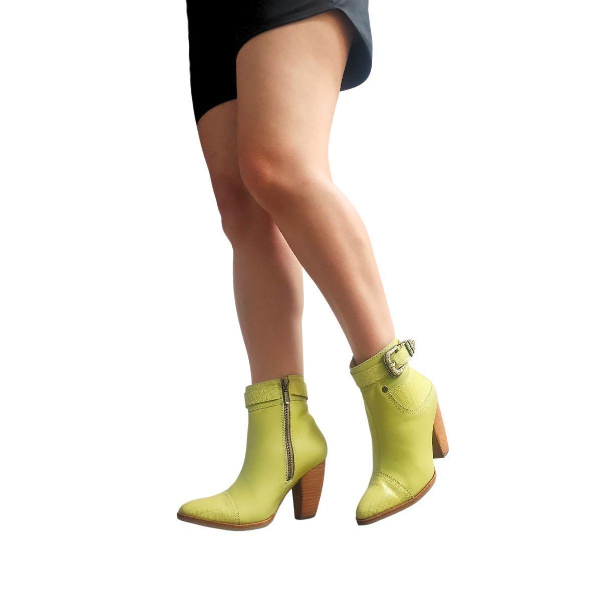 Botin Ivanna Verde Lima Pao Pecados-6