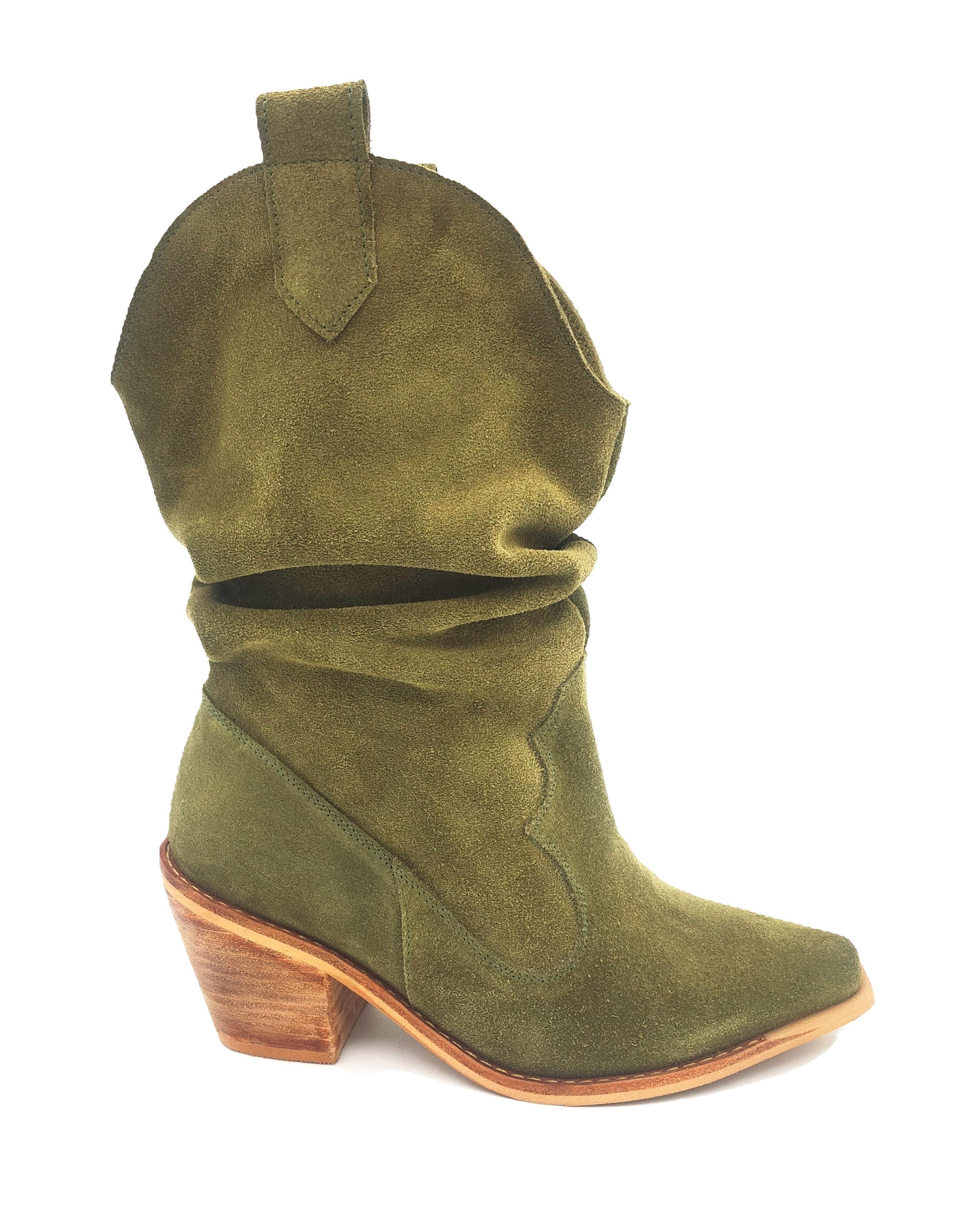 Bota Silvana Verde Pao Pecados-1