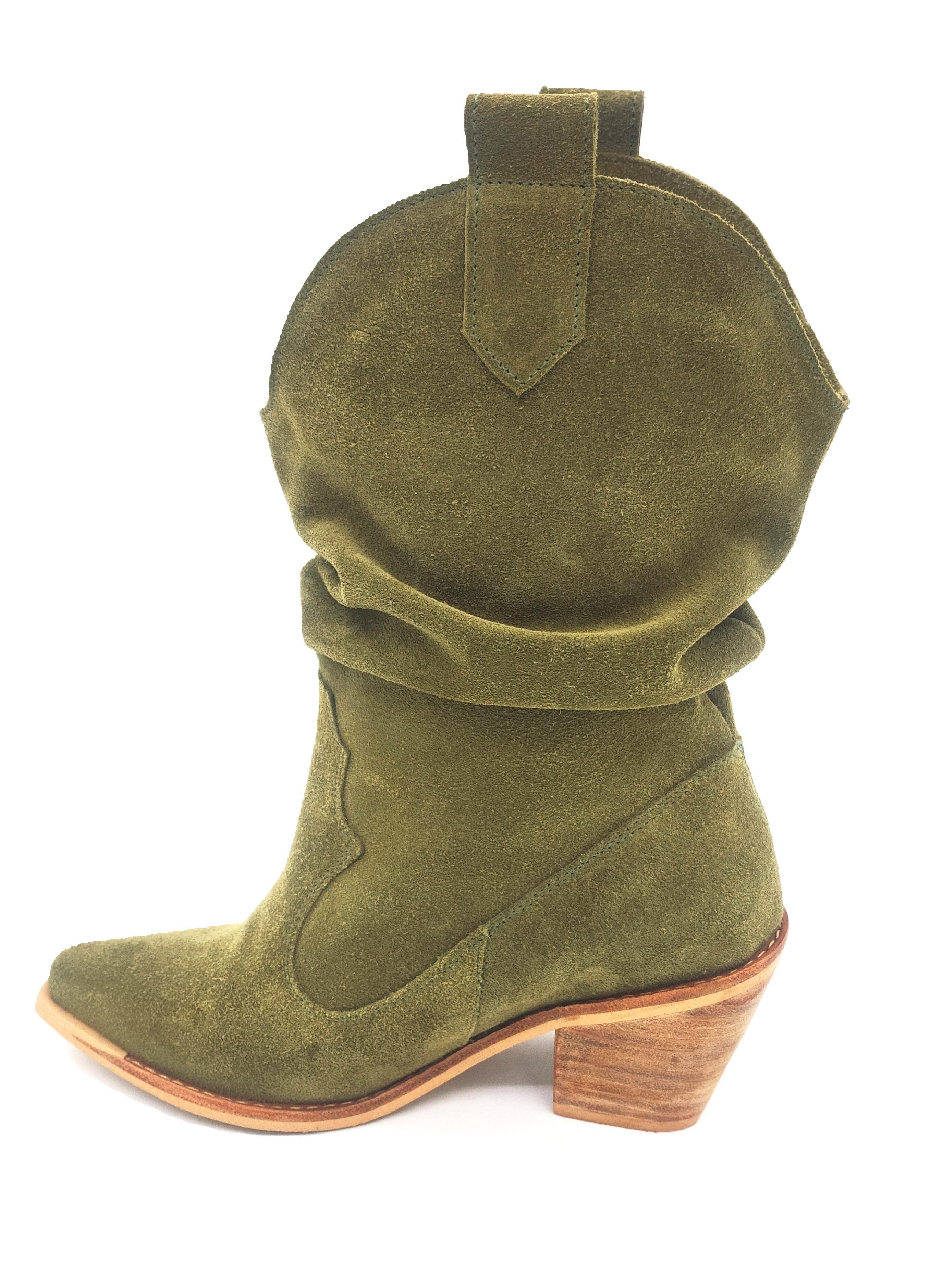 Bota Silvana Verde Pao Pecados-2