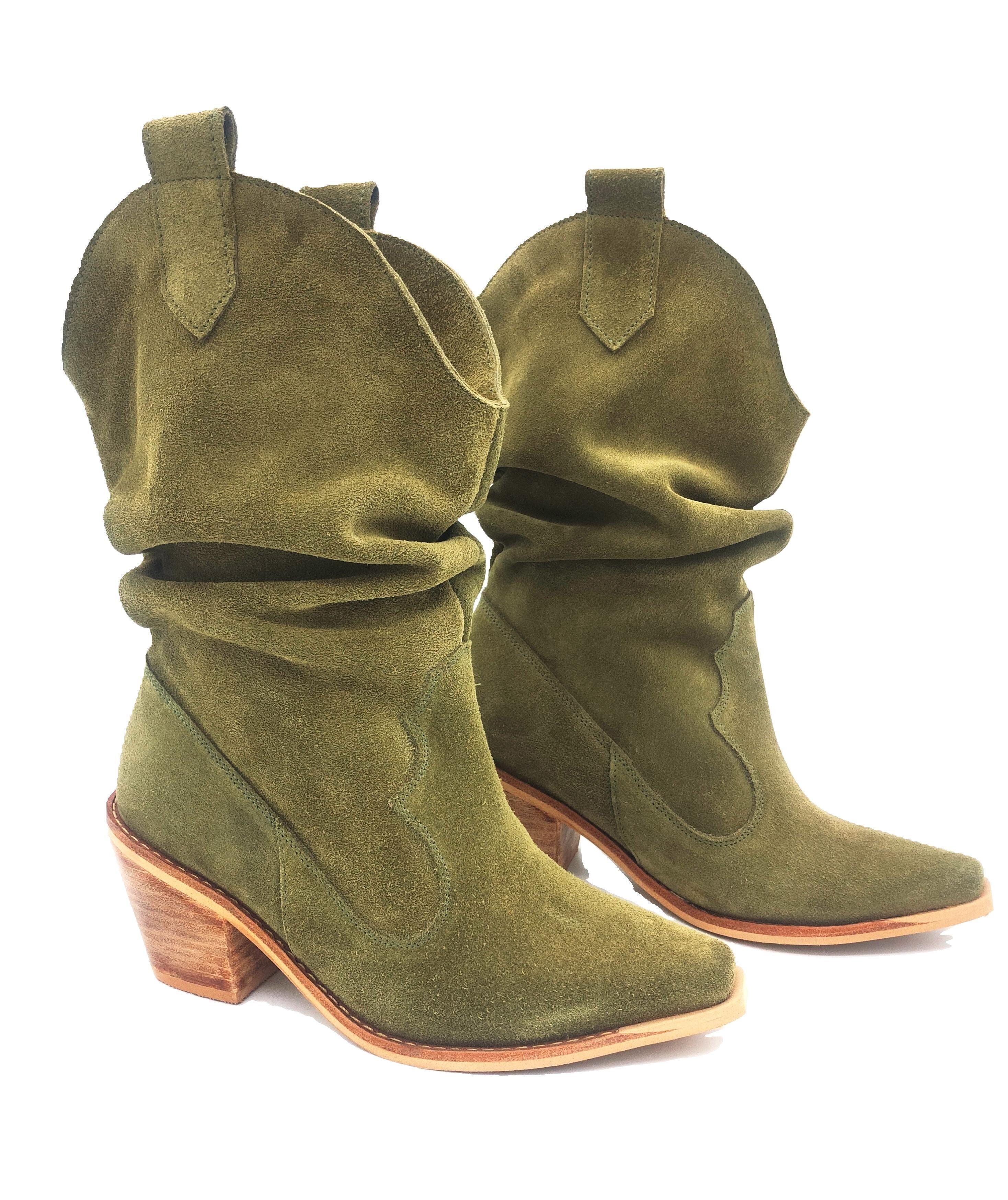Bota Silvana Verde Pao Pecados-3