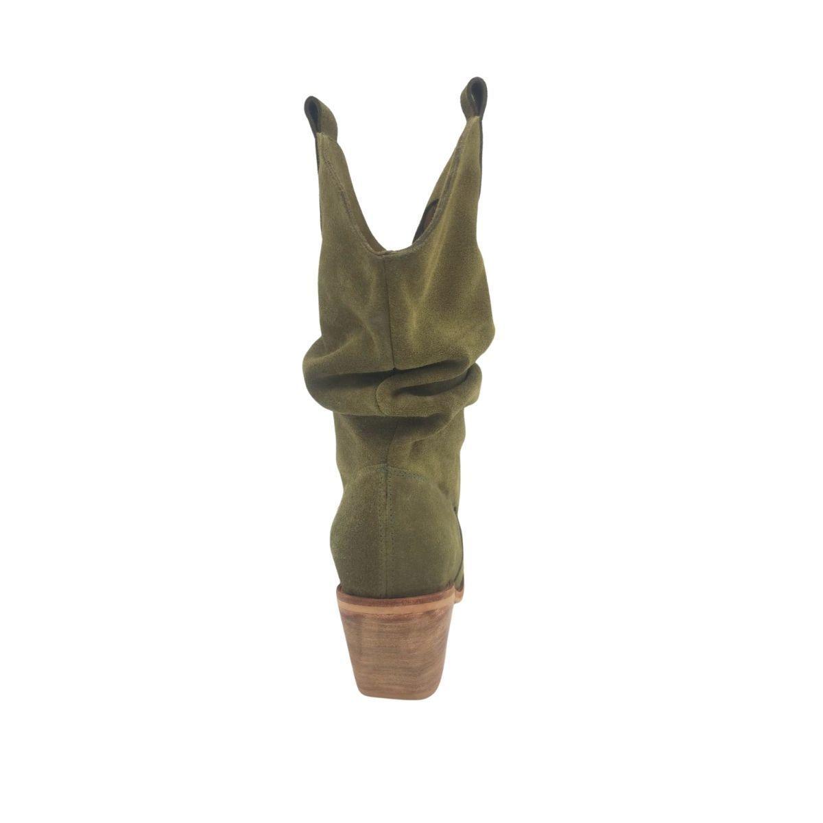 Bota Silvana Verde Pao Pecados-5