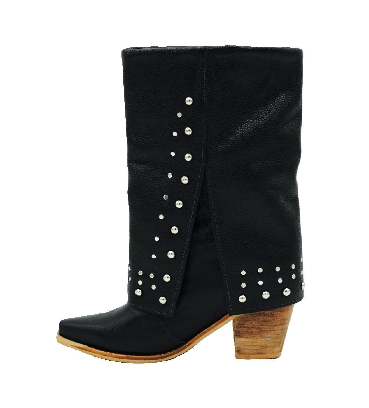 Bota Fiera Negro Texano Pao Pecados-2