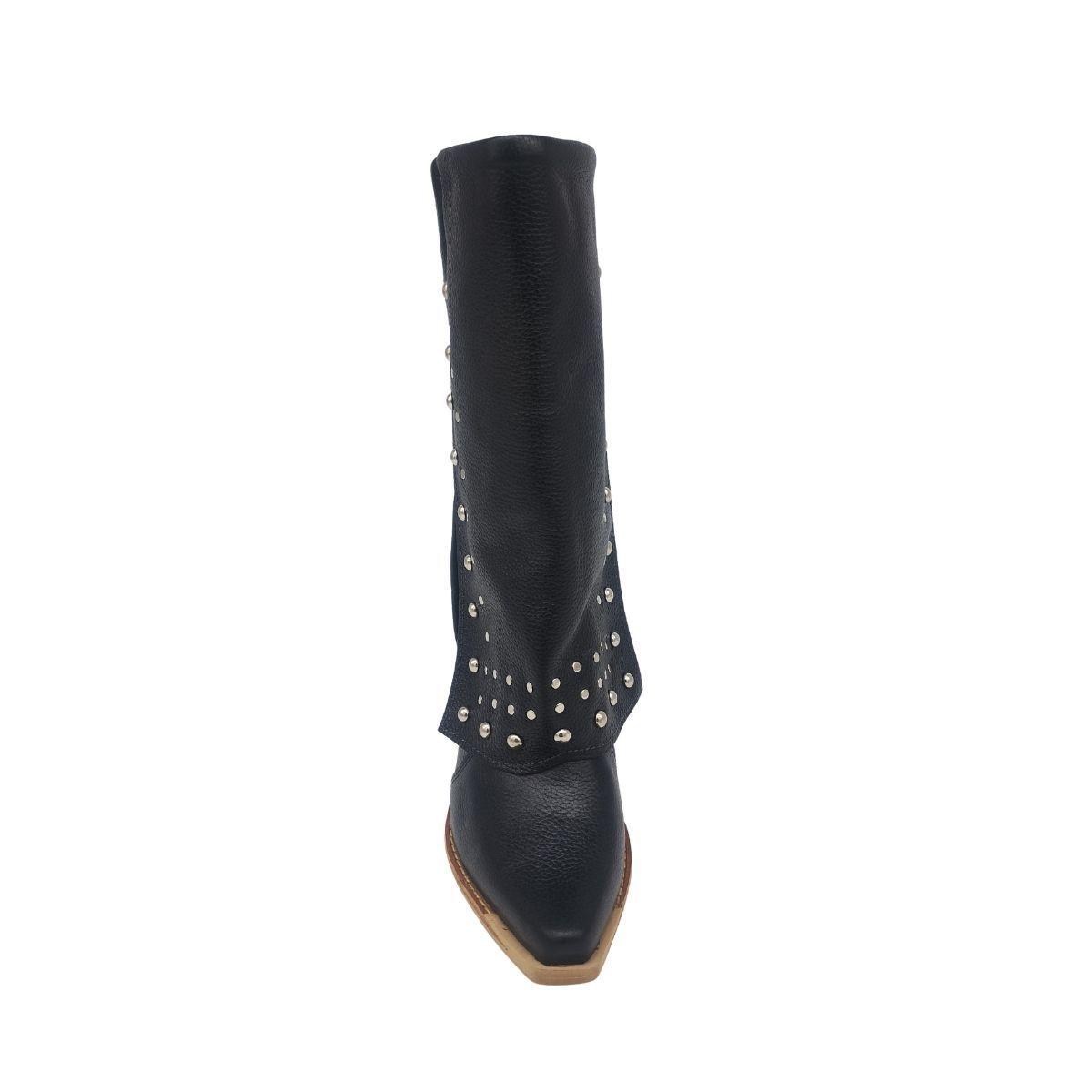 Bota Fiera Negro Texano Pao Pecados-4