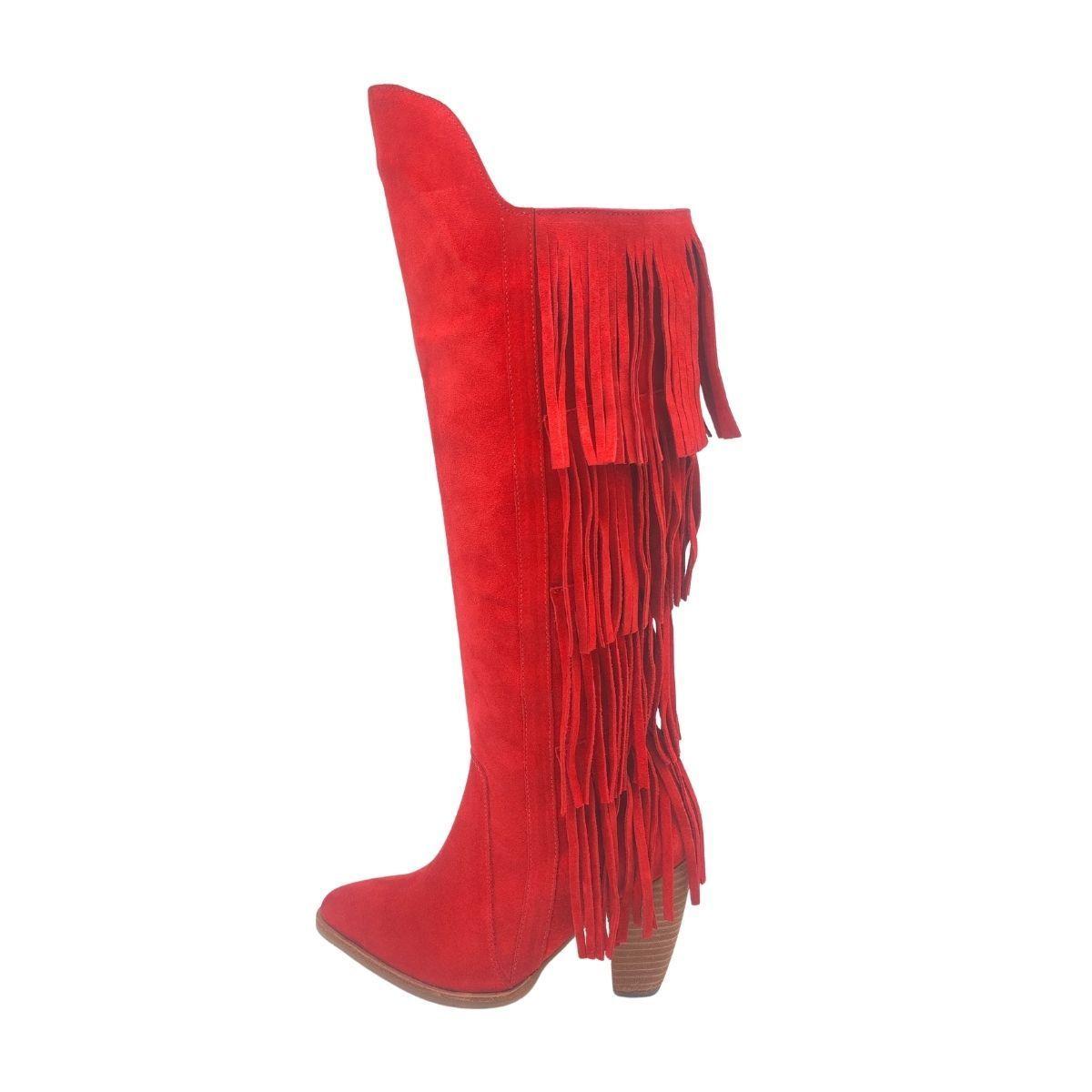 Bota Rebecca Rojo Pao Pecados-2