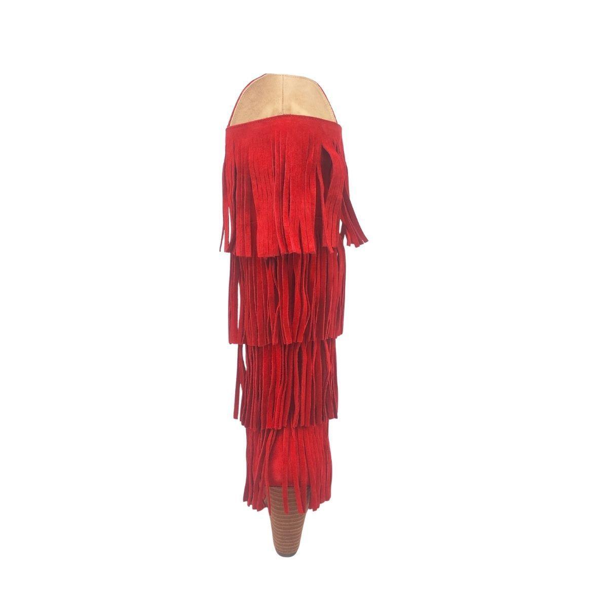 Bota Rebecca Rojo Pao Pecados-5