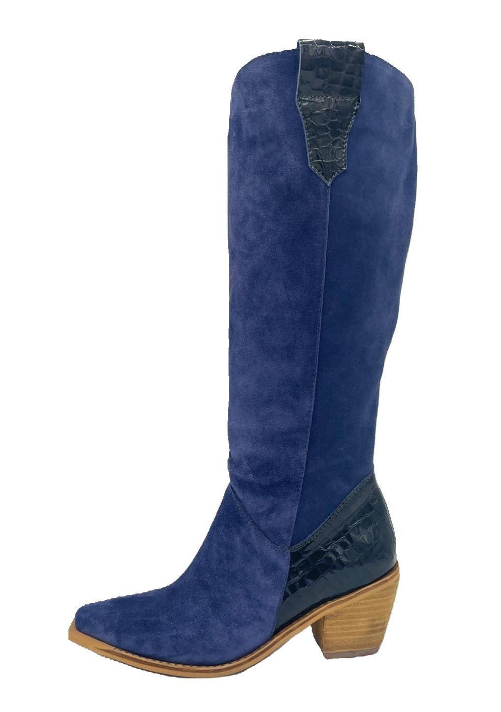 Bota Nagge Azul Talon Charol Pao Pecados-2