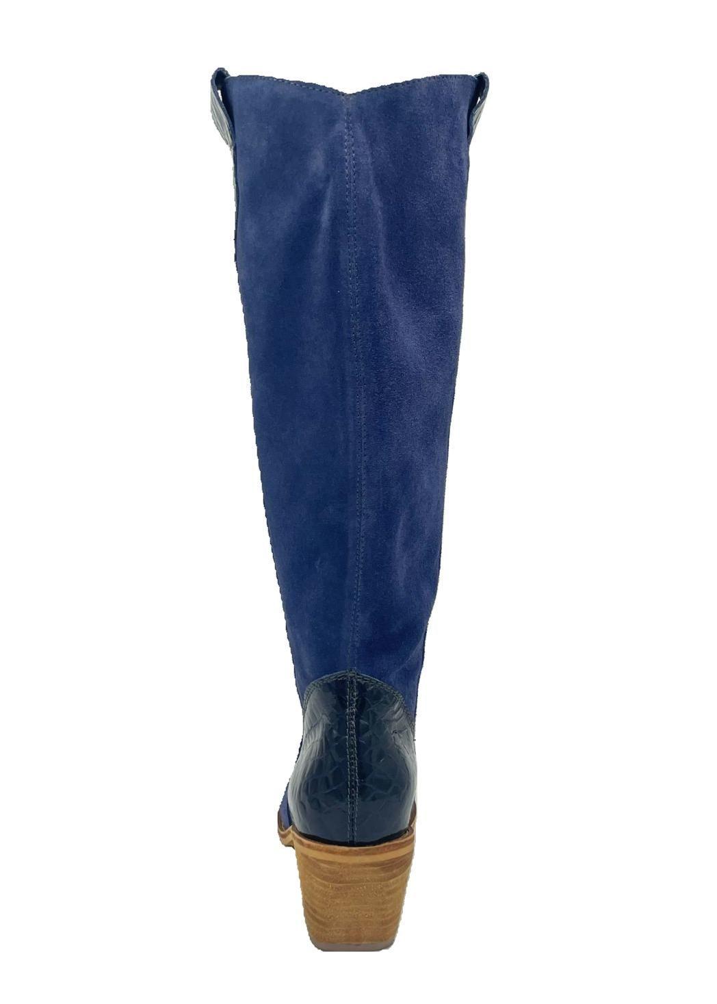 Bota Nagge Azul Talon Charol Pao Pecados-5