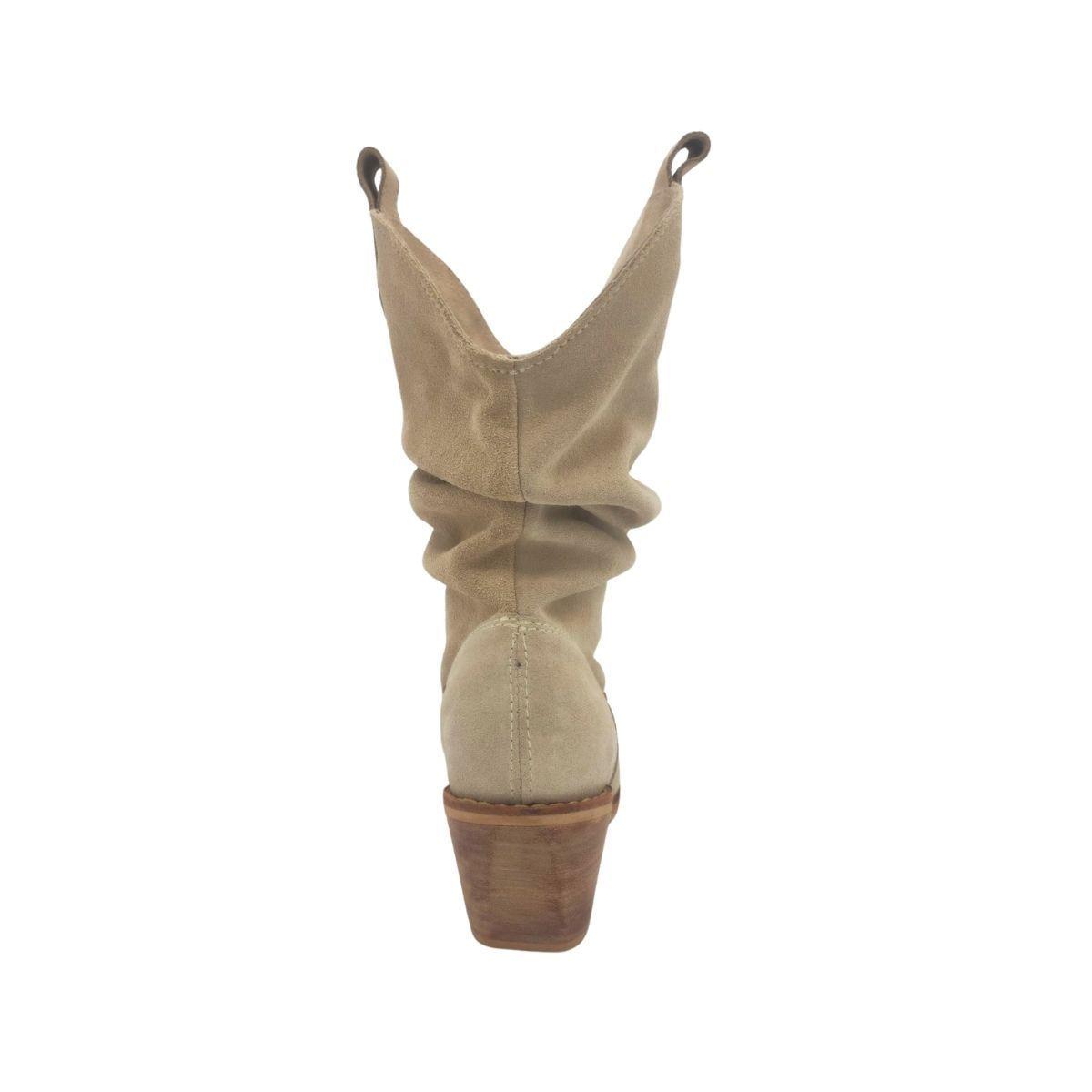 Bota Silvana Beige Pao Pecados-5