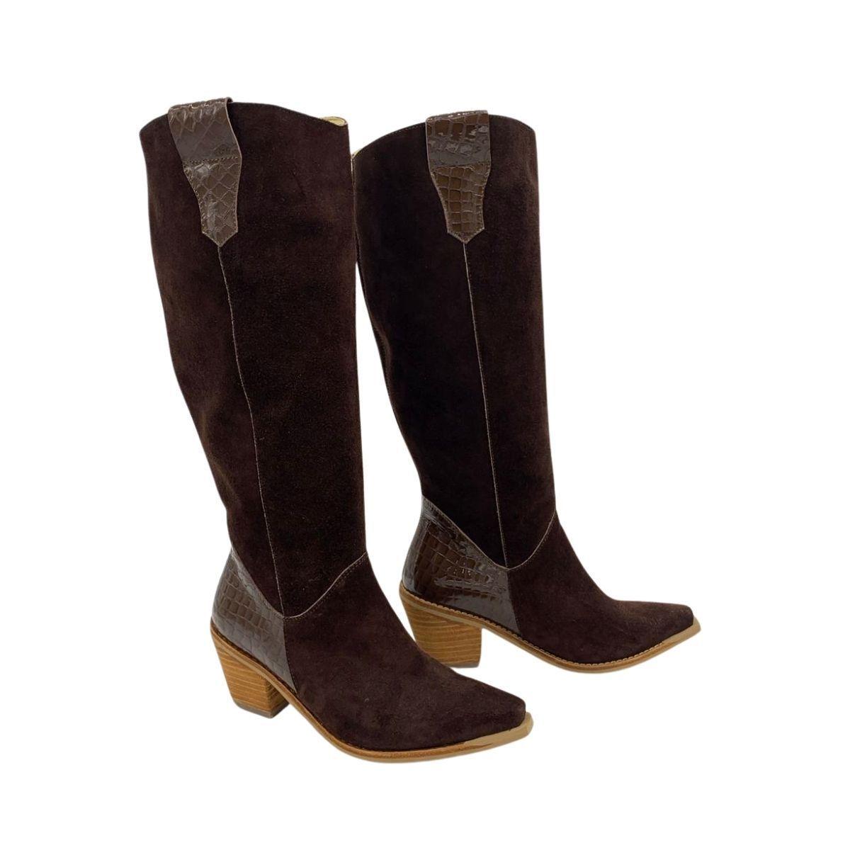 Bota Nagge Cafe Talon Charol Pao Pecados-3