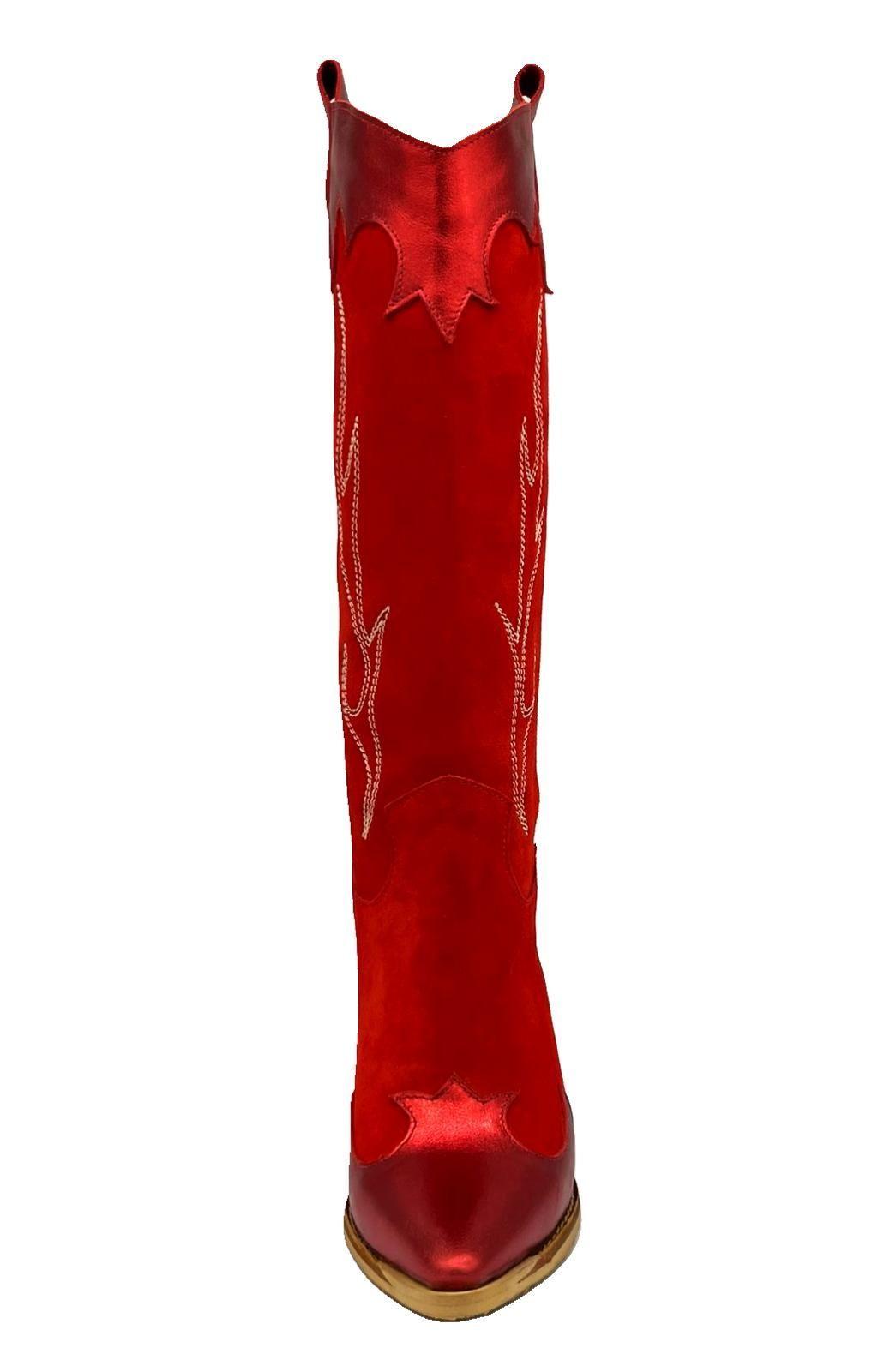 Bota Paola Rojo Pao Pecados-4