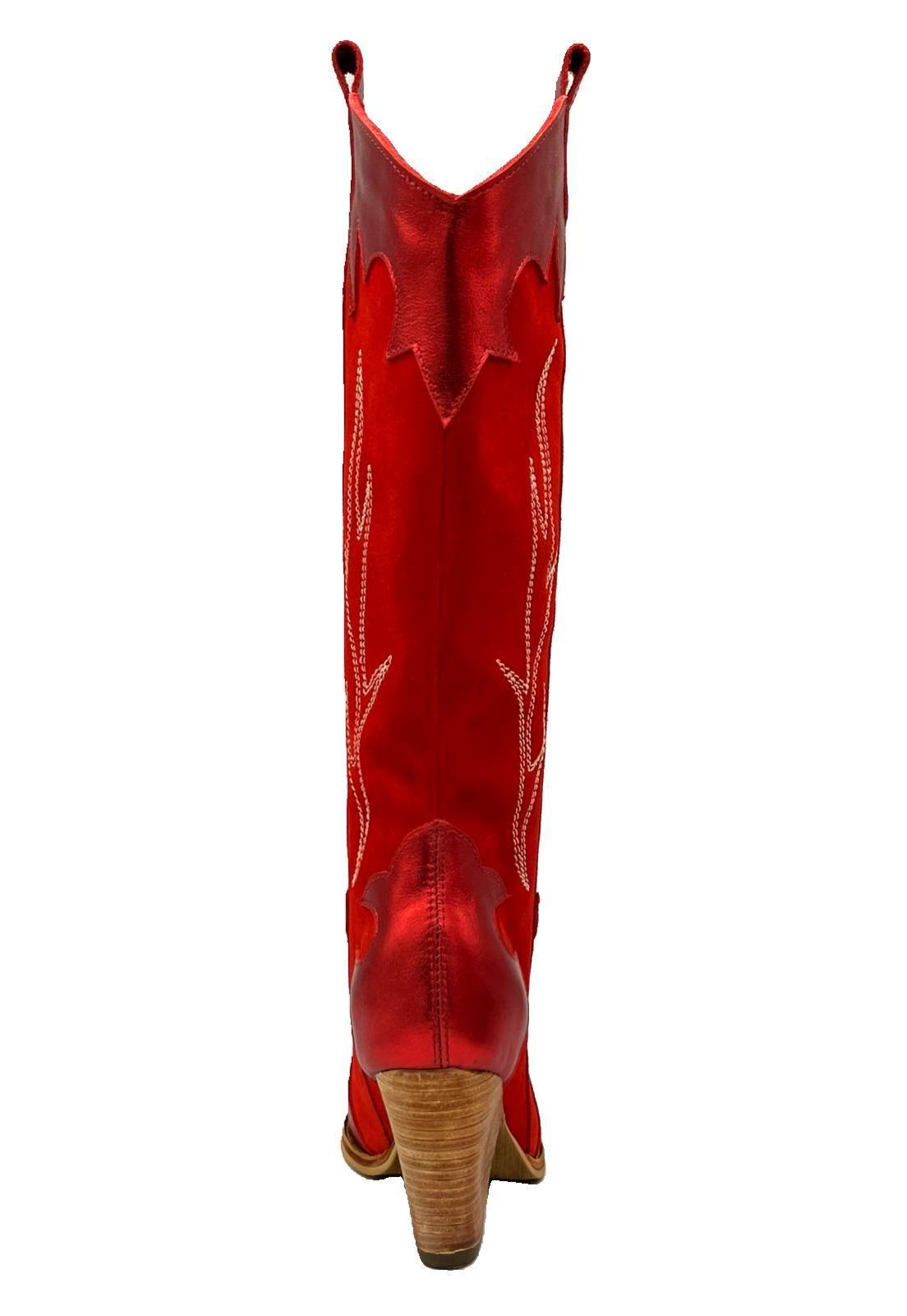 Bota Paola Rojo Pao Pecados-5