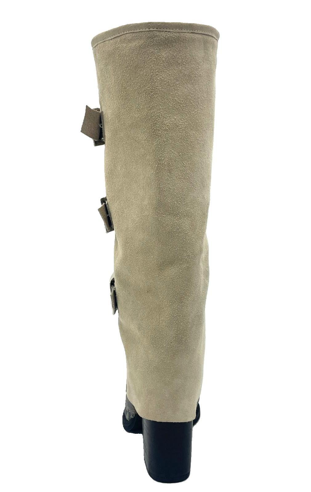 Bota Augusta Beige Piton Pao Pecados-5