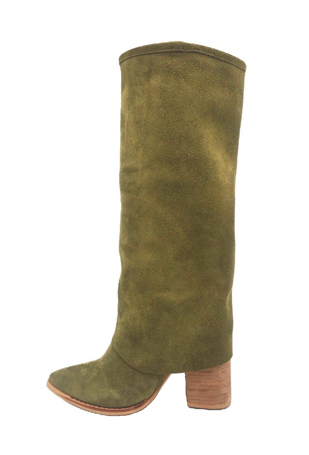 Bota Augusta Verde Pao Pecados-2