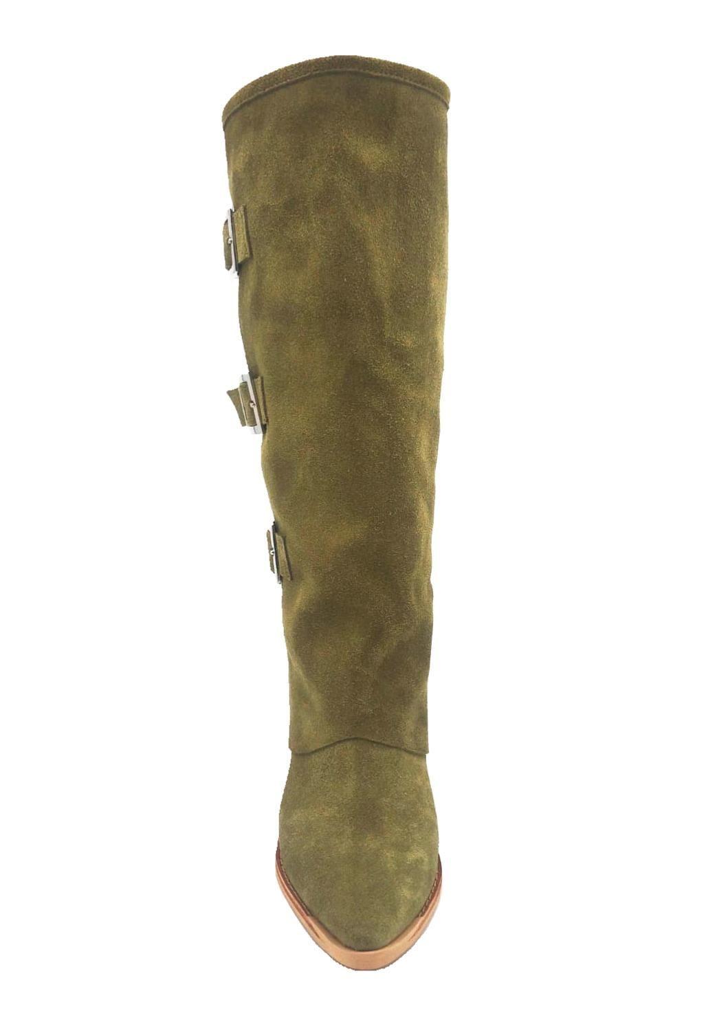 Bota Augusta Verde Pao Pecados-4