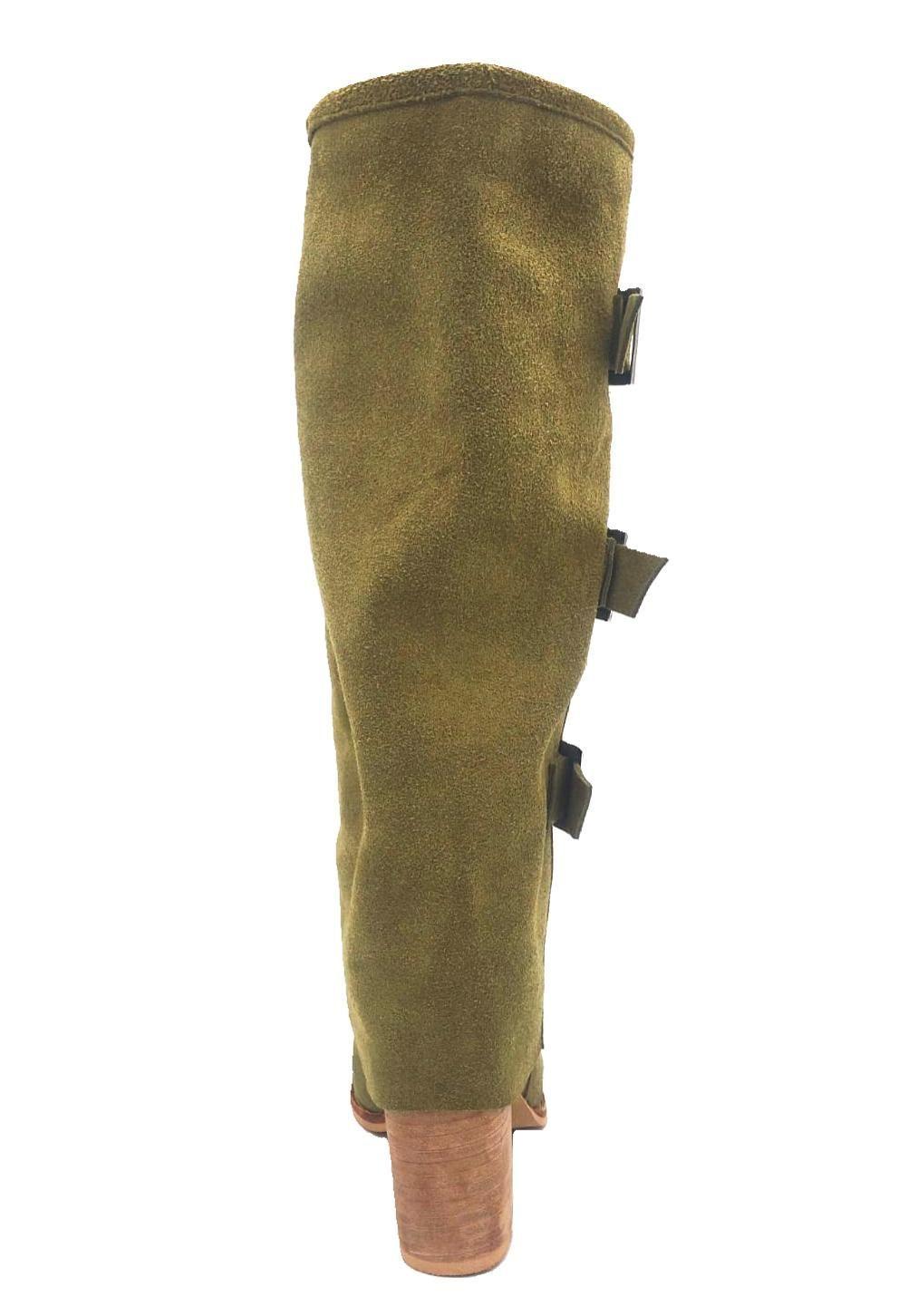 Bota Augusta Verde Pao Pecados-5