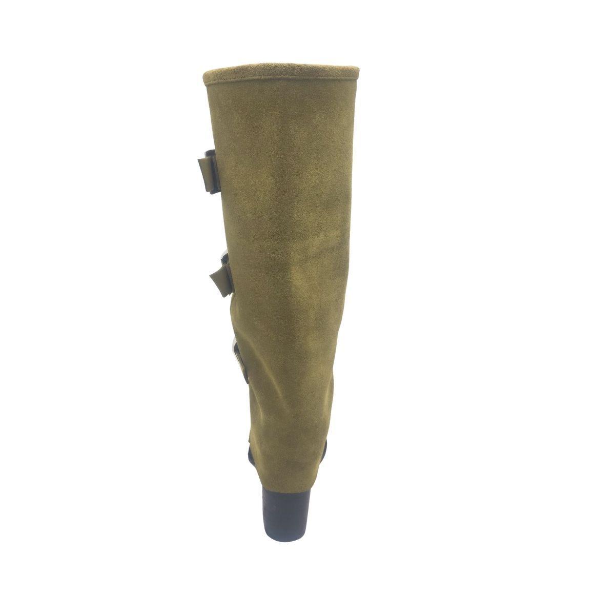 Bota Augusta Verde Pao Pecados-5
