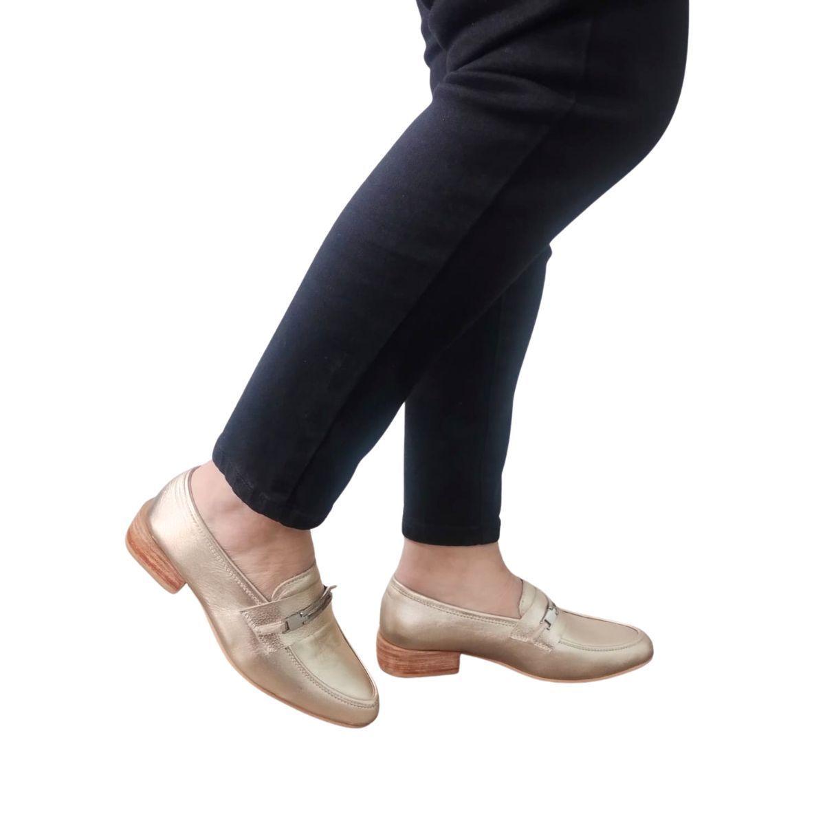 Mocasin Celica Dorado Pao Pecados-0