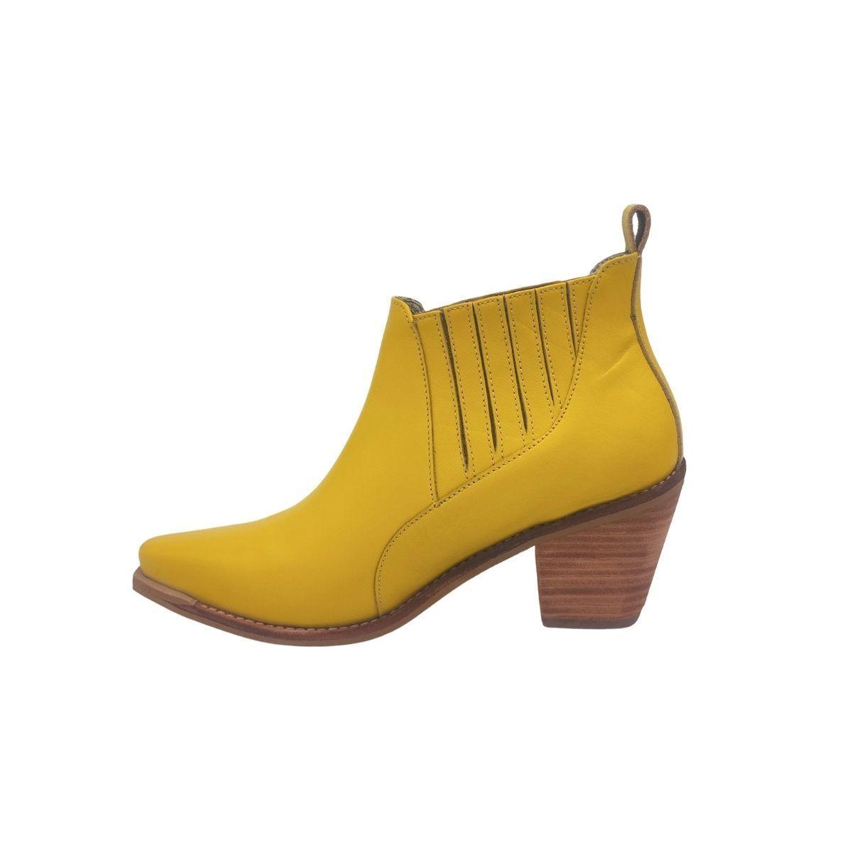 Botin Michelle Amarillo Pao Pecados-2