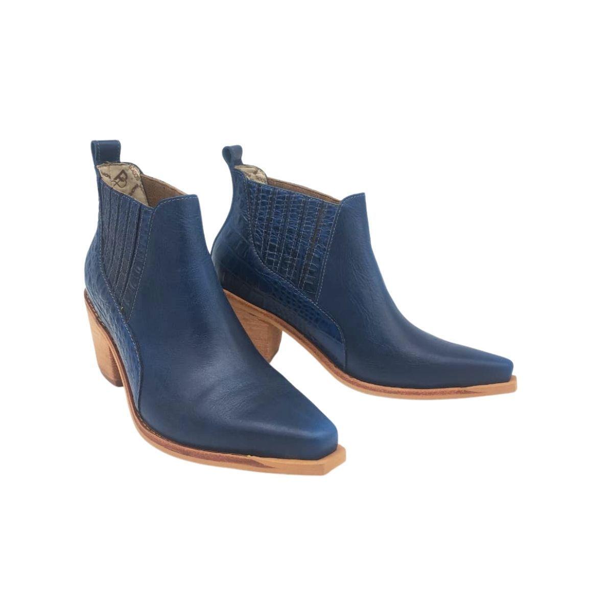 Botin Michelle Azul Marino Pao Pecados-3