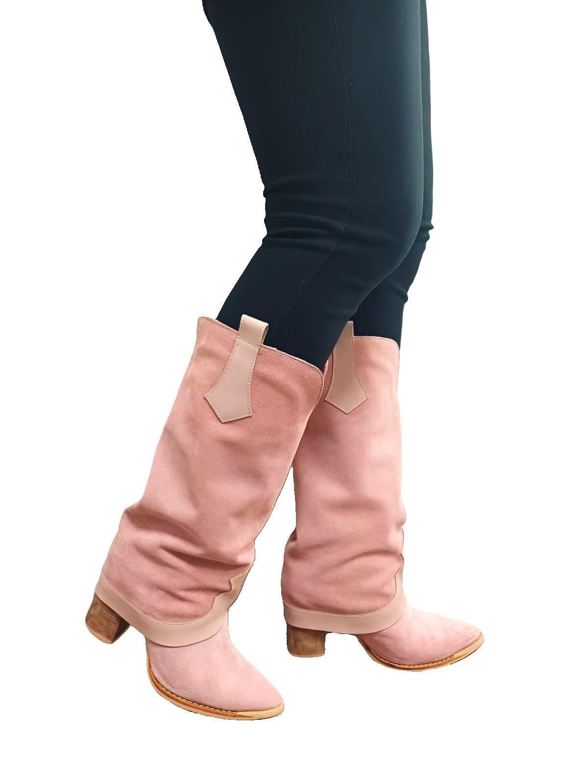 Bota Faustina Rosa Pao Pecados-0