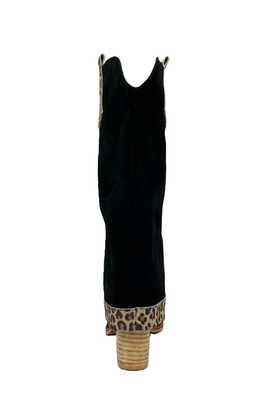 Bota Faustina Negro Print Pao Pecados-5