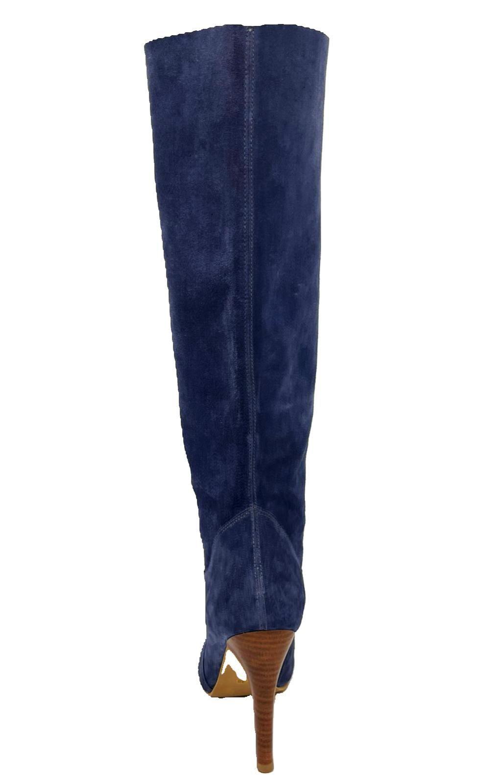Bota Ange Azul Marino Pao Pecados-4