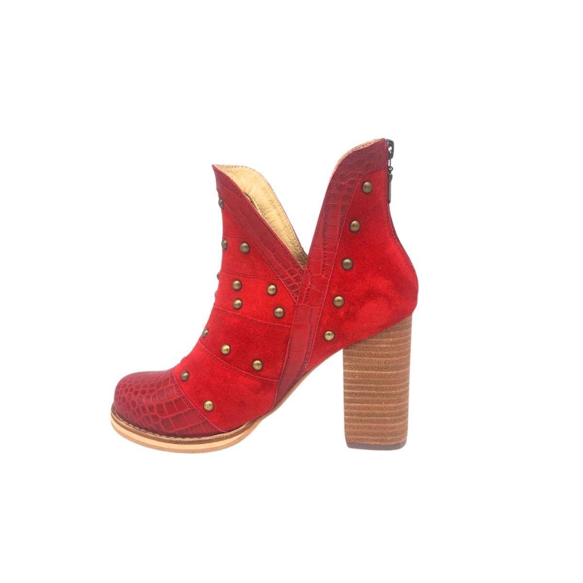 Botin Lorenza Rojo Pao Pecados-2