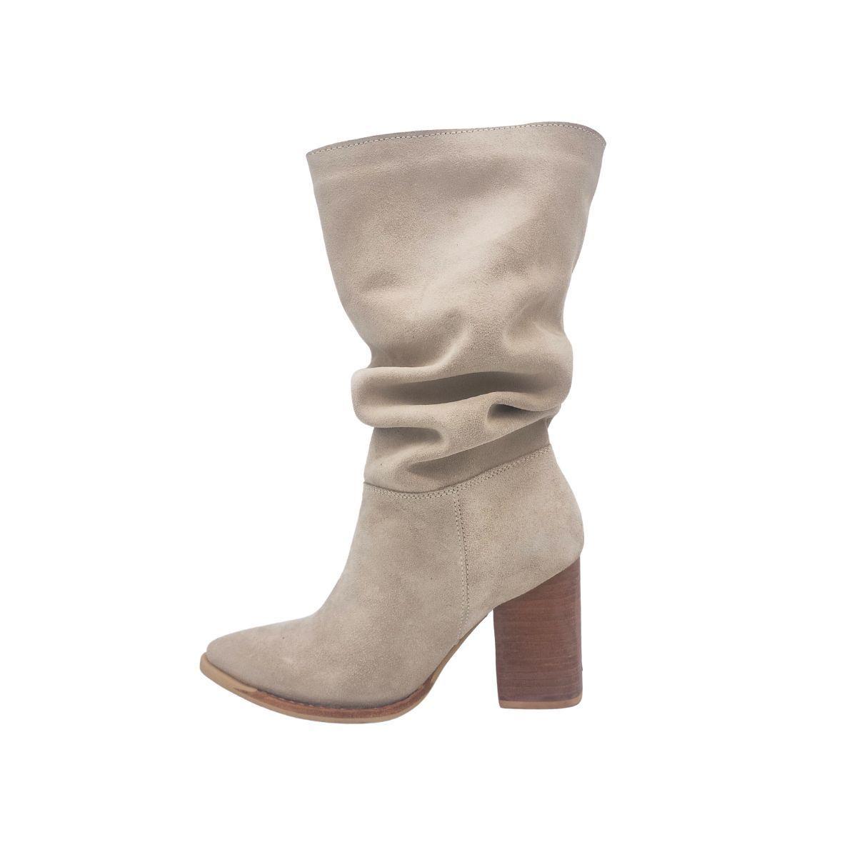 Bota Luciana Beige Pao Pecados-2