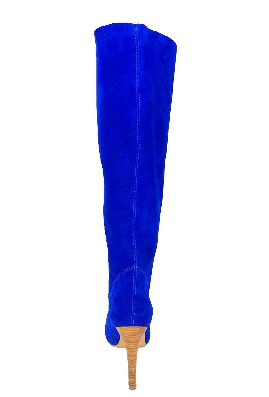 Bota Ange Azul Electrico Pao Pecados-5