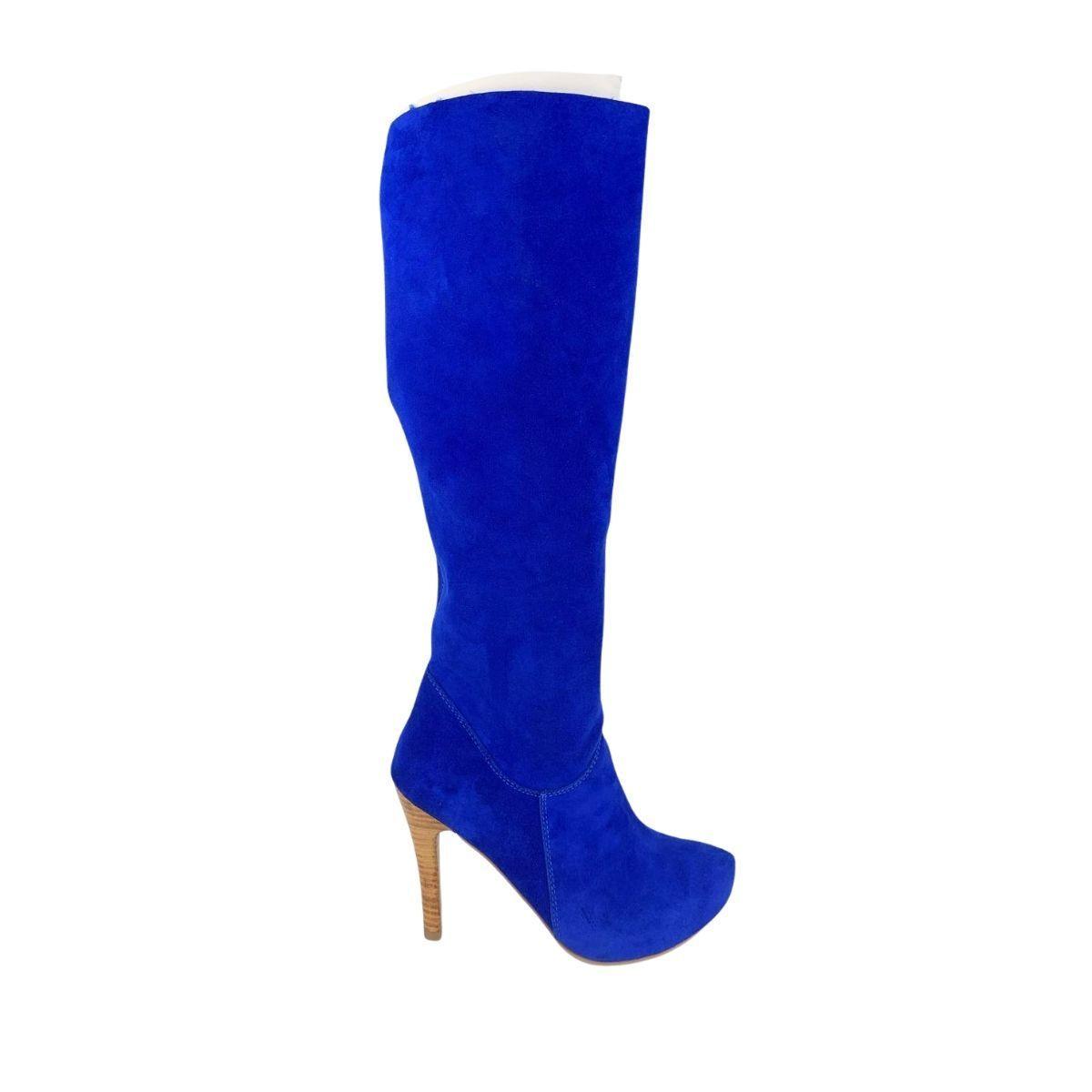 Bota Ange Azul Electrico Pao Pecados-2