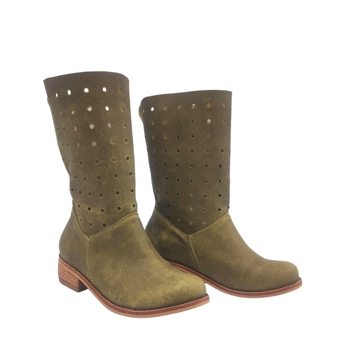 Bota Dominga Verde Pao Pecados-3