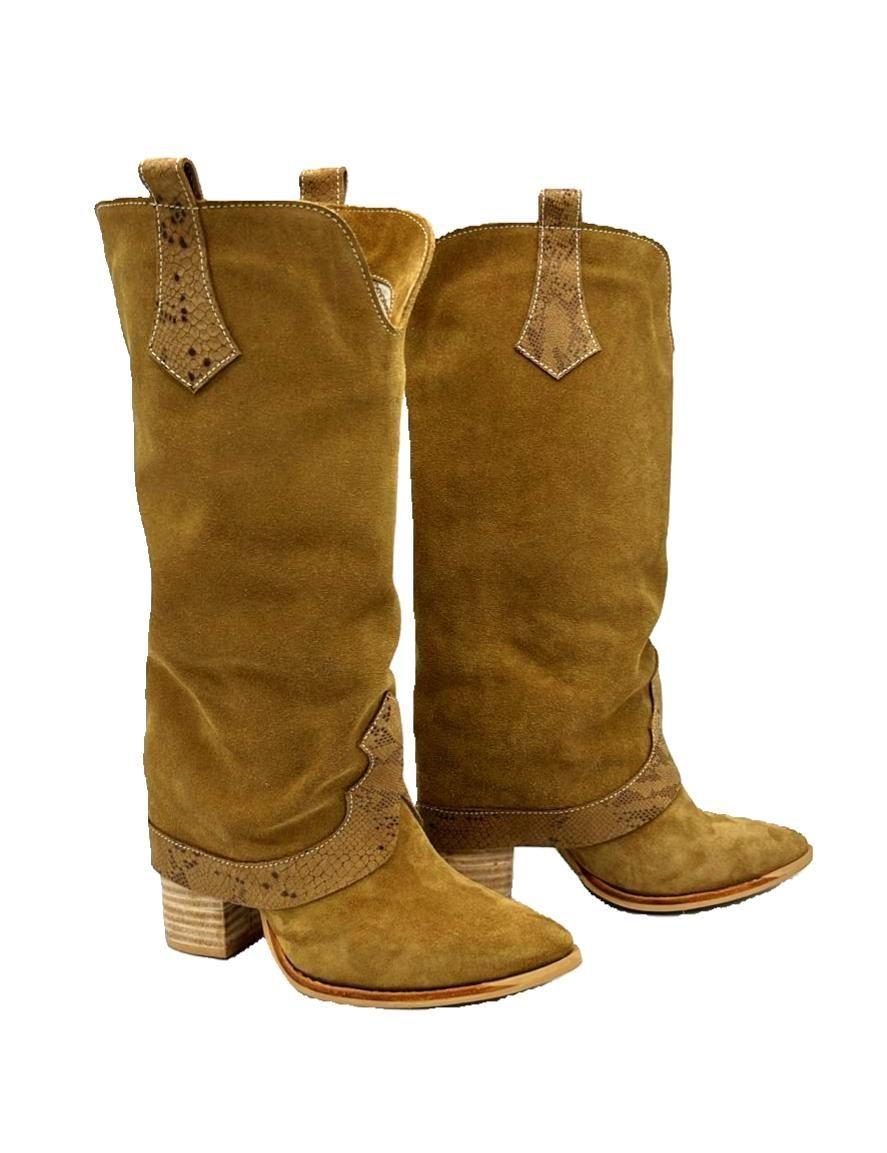 Bota Faustina Camel Pao Pecados-3