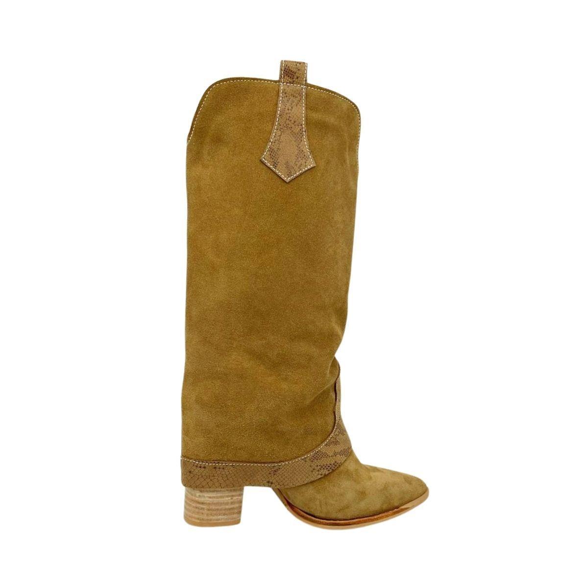 Bota Faustina Camel Pao Pecados-2