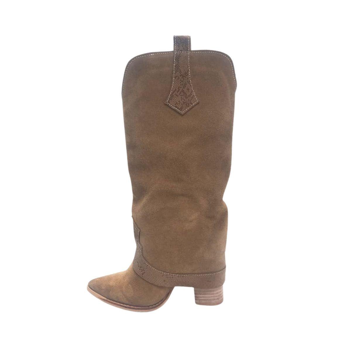 Bota Faustina Camel Pao Pecados-2