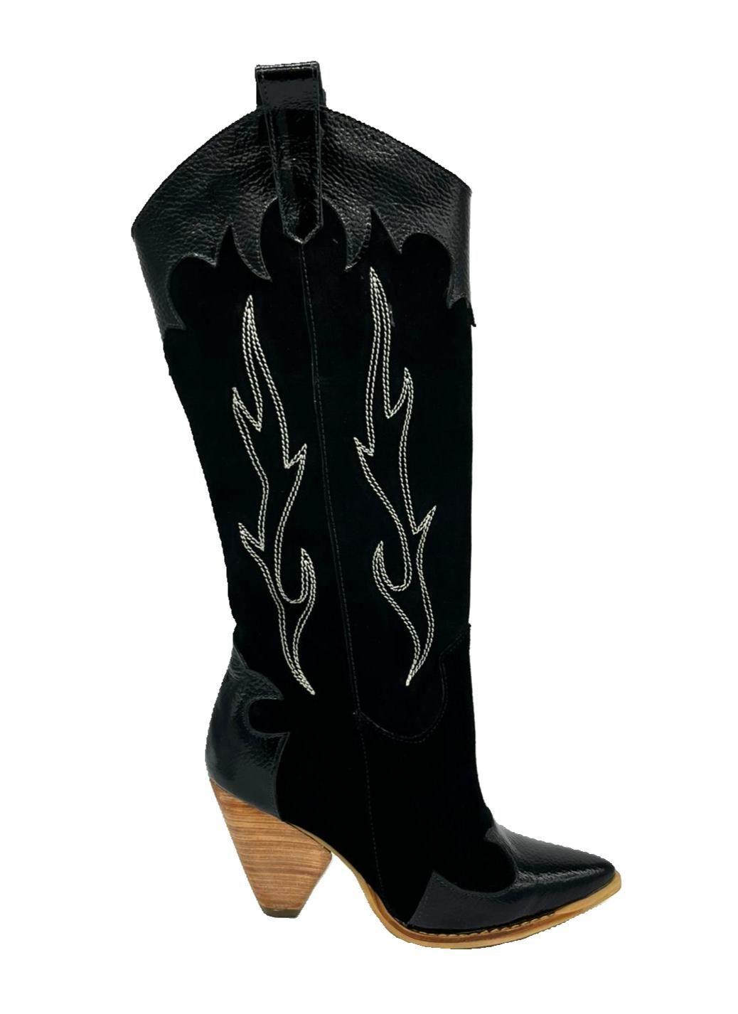 Bota Paola Negro Pao Pecados-2