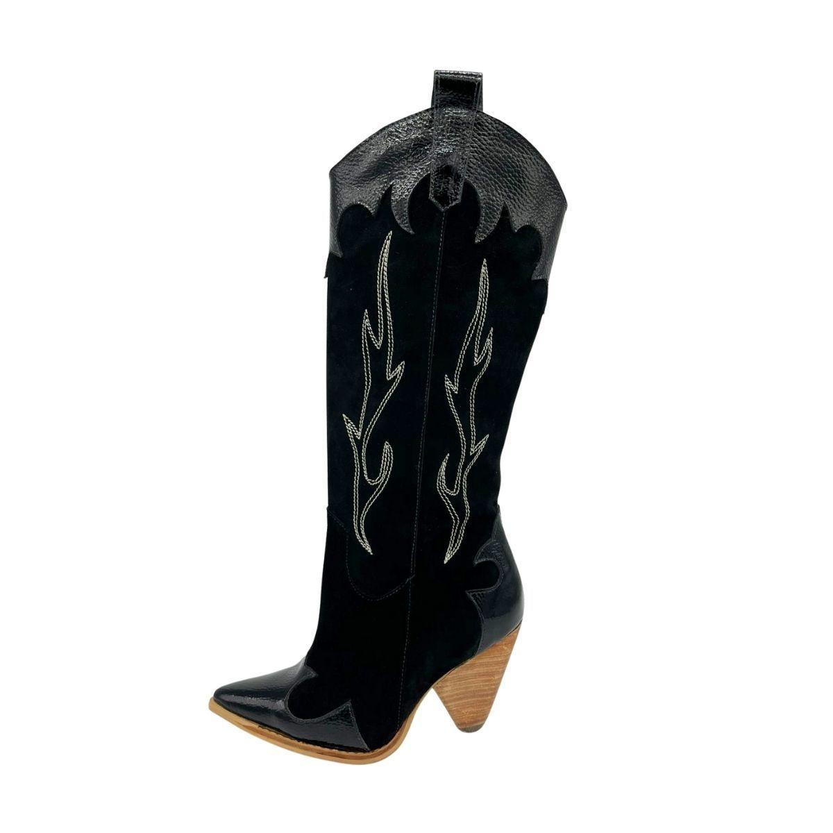 Bota Paola Negro Pao Pecados-2