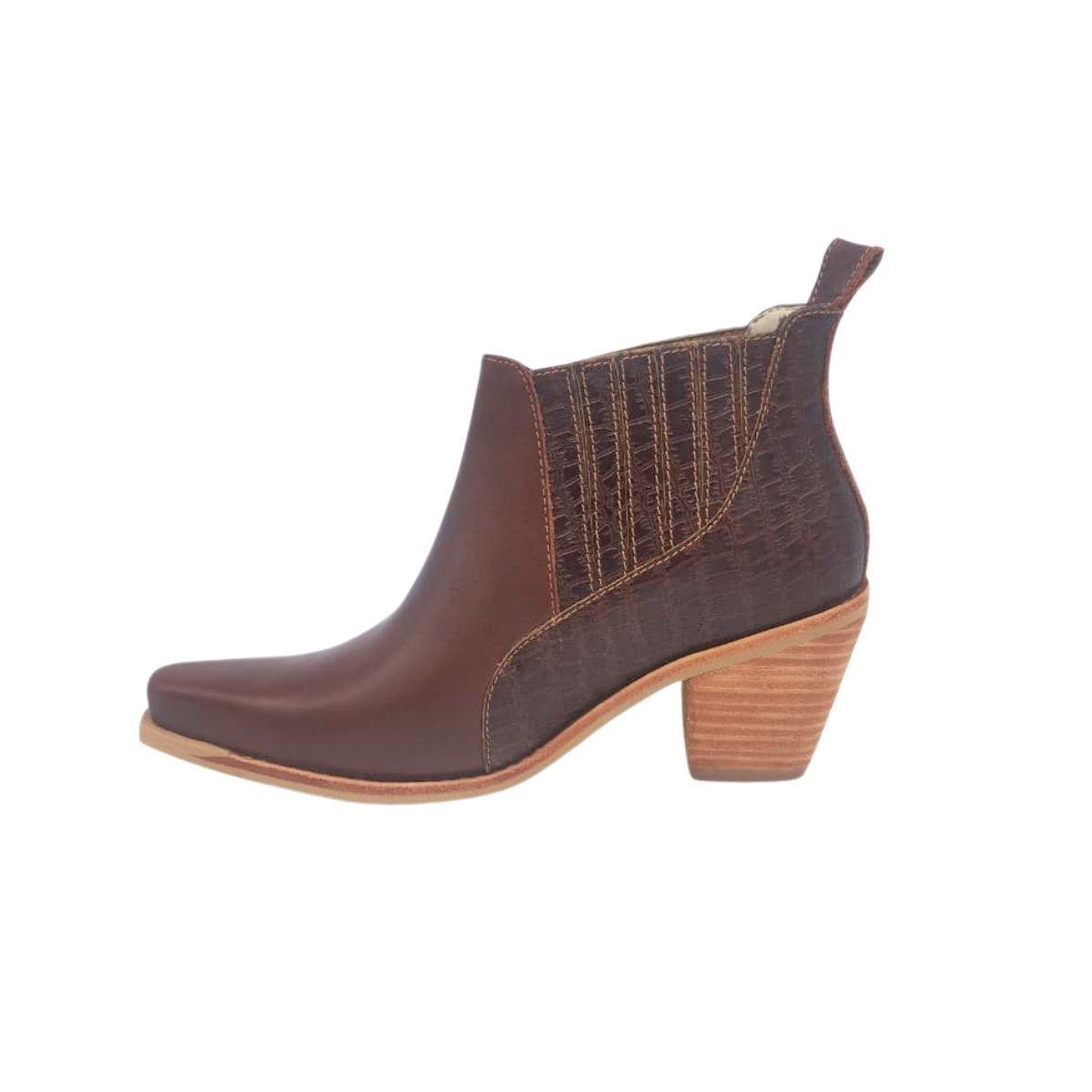Botin Michelle Chocolate Pao Pecados-2