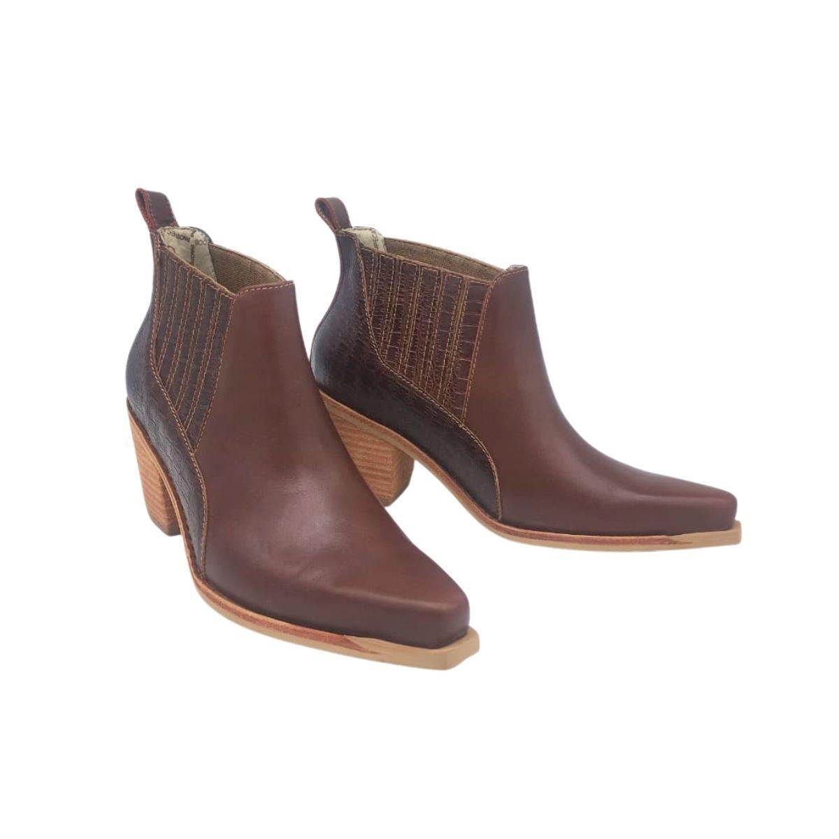 Botin Michelle Chocolate Pao Pecados-3