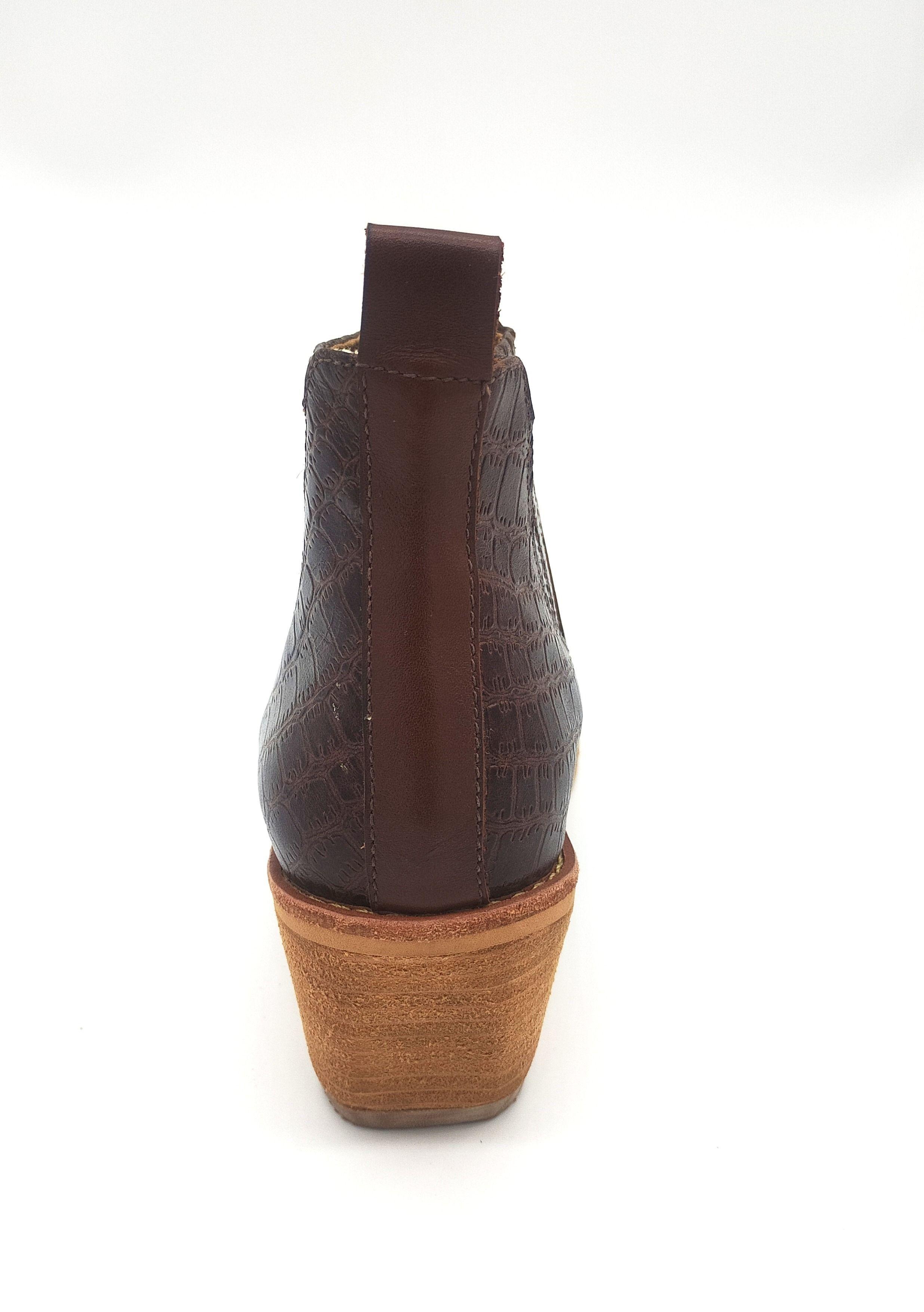 Botin Michelle Chocolate Pao Pecados-4